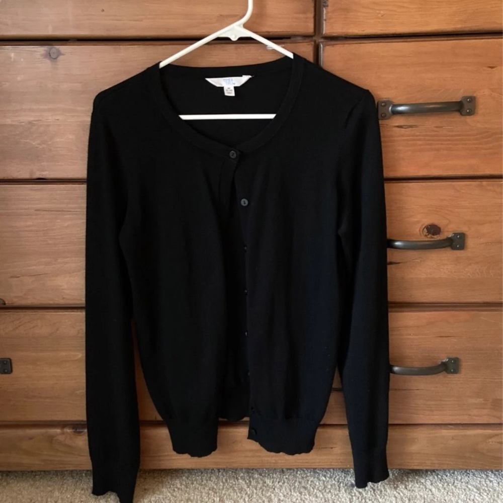 NWOT Black Button Up Cardigan